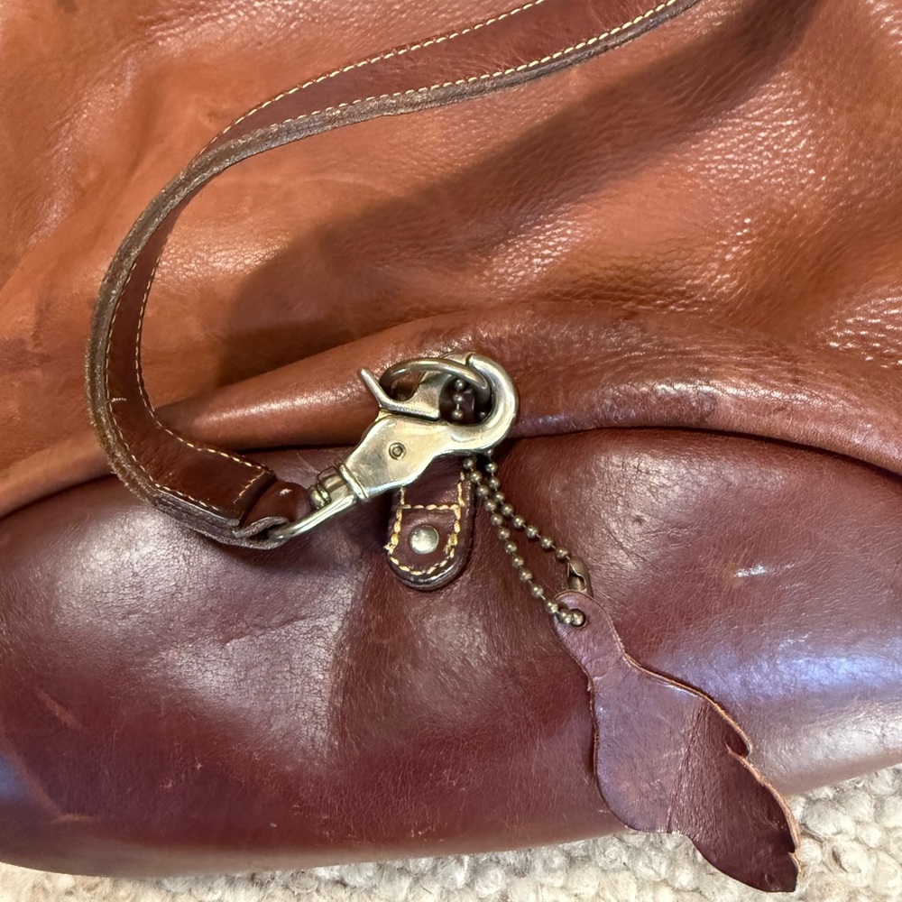 Vintage Roots Canada Full Grain Leather Rucksack Backpack – Cognac Patina - Picture 6 of 7